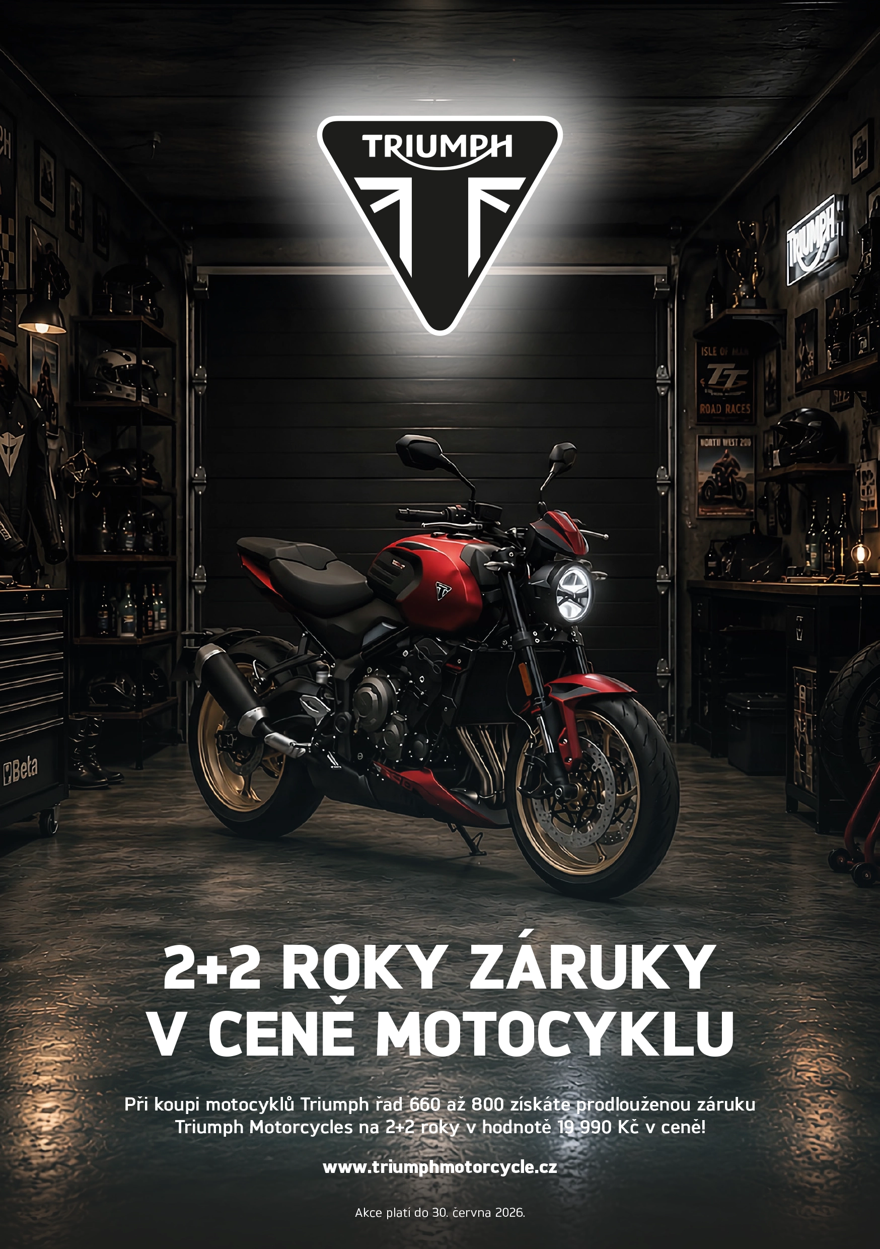2+2 ROKY ZÁRUKY V CENĚ MOTOCYKLU